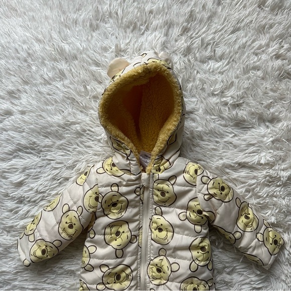 Disney Baby Winnie The Pooh Zip Up Snowsuit New Without Tags Size 3 To 6 Months - Picture 2 of 9